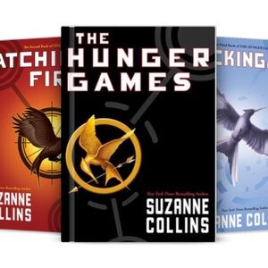 The Hunger Games Trilogy by - Black, Red, Blue Covers